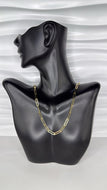 10K Solid Gold Paperclip Chain Necklace