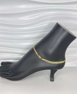 ✨ 14K Gold Cuban Link Anklet ✨