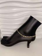✨ 14K Gold Classic Chain Anklet ✨