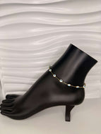 ⸻

✨ 10K Gold Evil Eye Anklet ✨